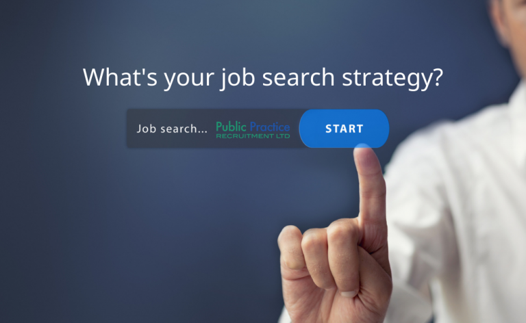 hand adding job search strategy into laptop toolbar